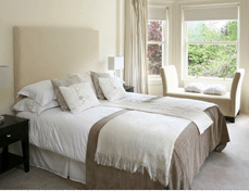 Queen sized beds