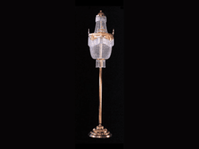 lampadario artigianale da terra