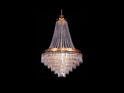 lampadario classico artigianale
