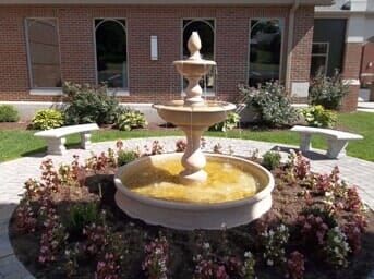 Beautiful Fountain — Decorative Concrete in Pittsburgh, PA Beautiful Fountain — Decorative Concrete in Pittsburgh, PA