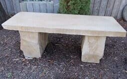 Concrete Garden Bench - Concrete Benches in Pittsburgh, PA