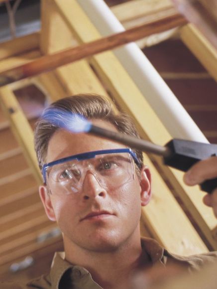 One of the Thames Valley plumbers in action
