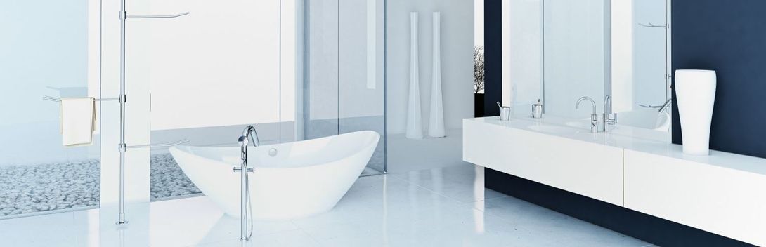 A bathroom finished by plumbing services in Thames Valley