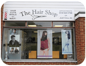 For hair styling in Reading call The Hair Shop Shop