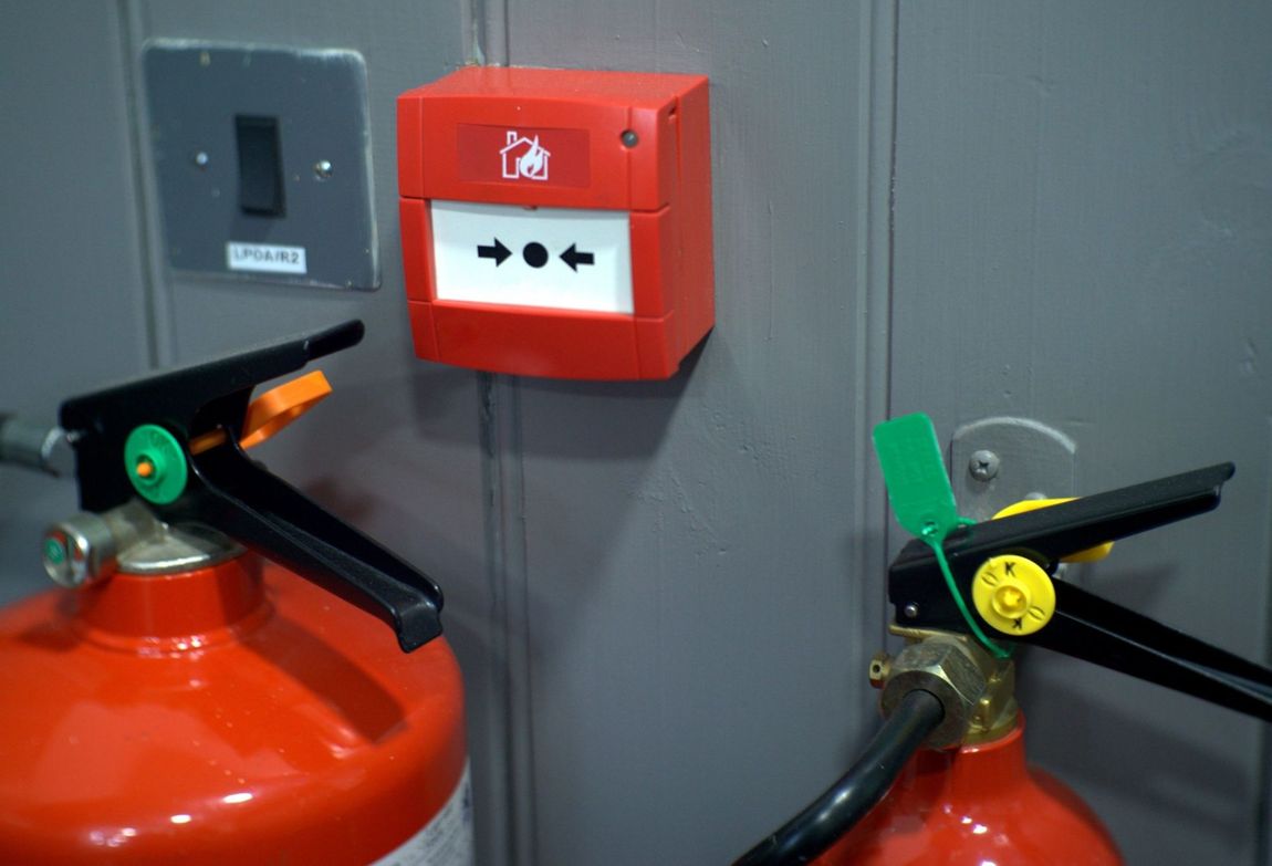 pulsante di allarme antincendio