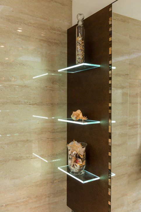 glass shelves