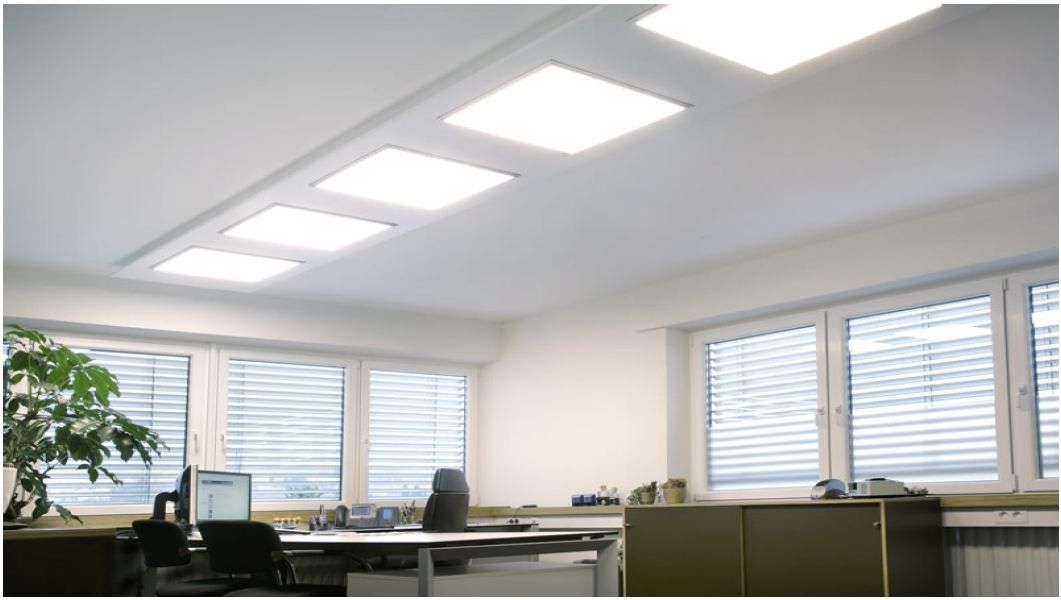 illuminazione a tetto uffici