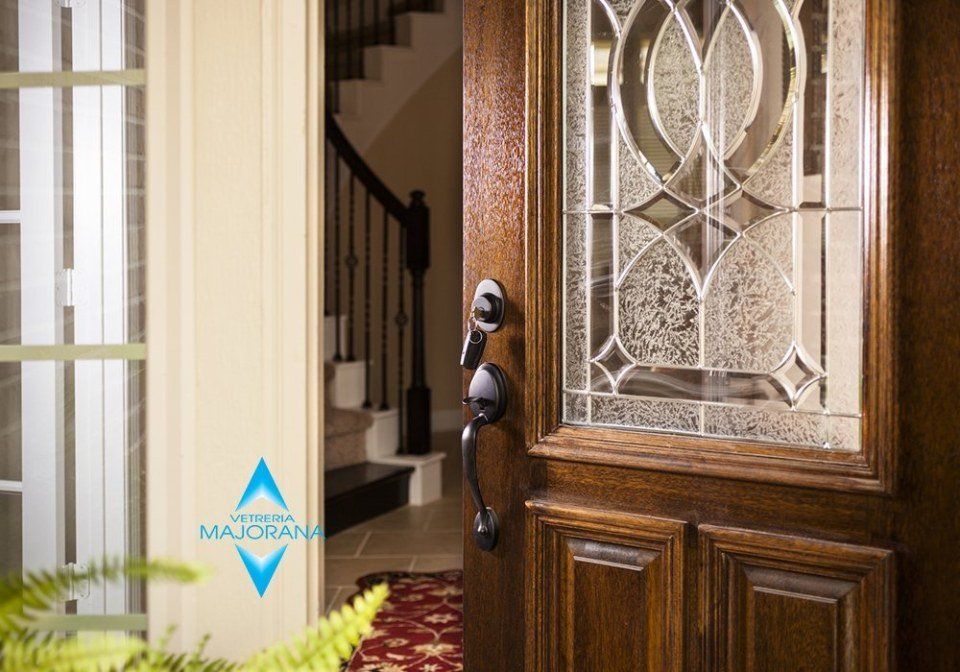 porte in legno e vetro