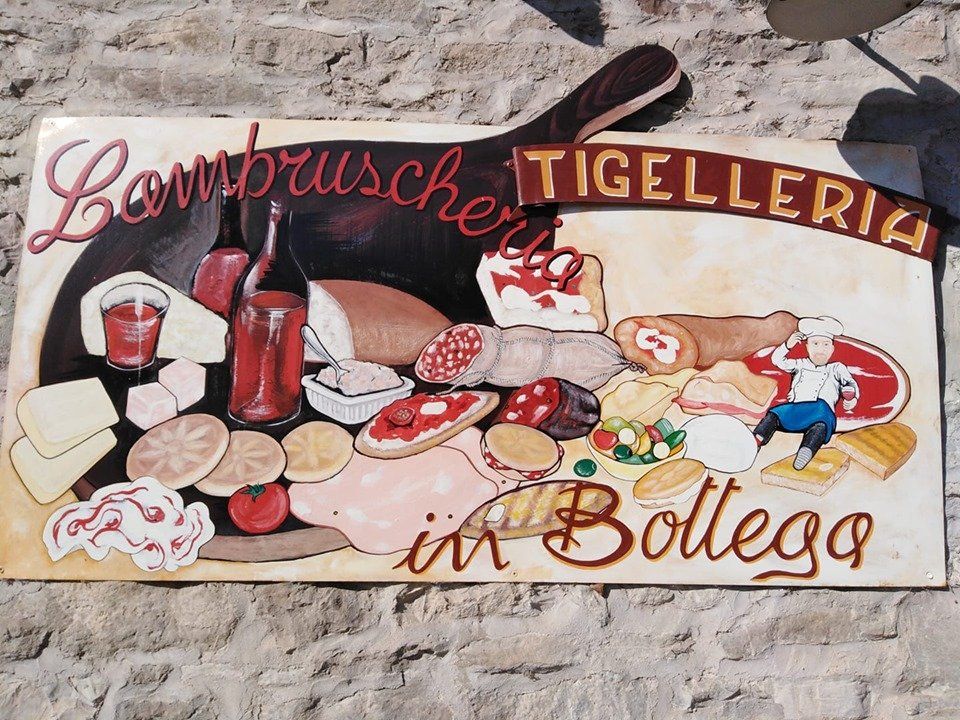 Depiction of the traditional tigella