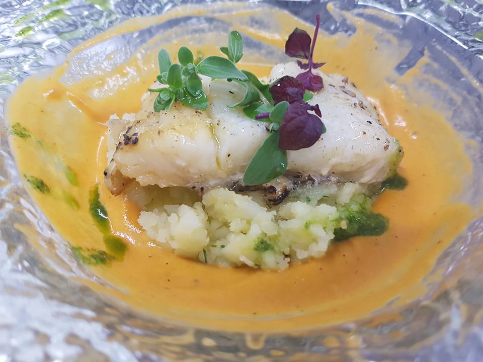 Una pietanza del ristorante bolognese