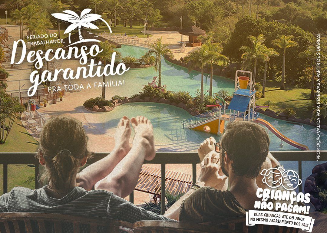 1º de maio no Mabu Thermas descanso garantido