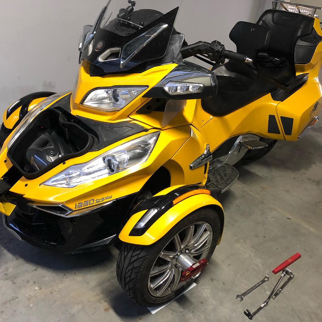 Big Yellow Trike — Motorbike Repairs in Lismore, NSW