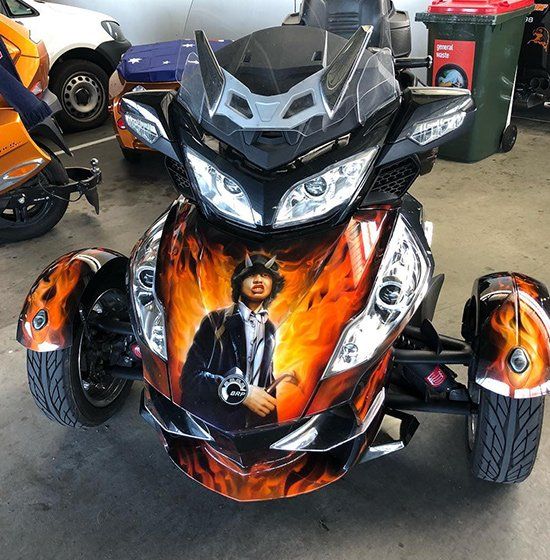 Flame Design Trike — Motorbike Repairs in Lismore, NSW