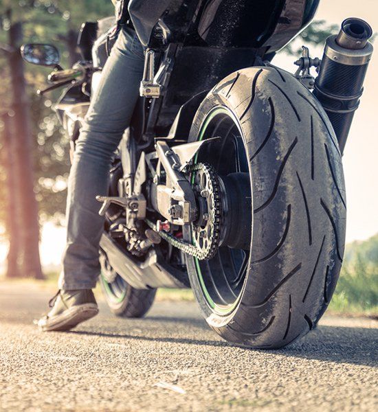 Bottom Back View of a Big Bike — Motorbike Repairs in Lismore, NSW