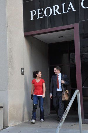 attorney with client