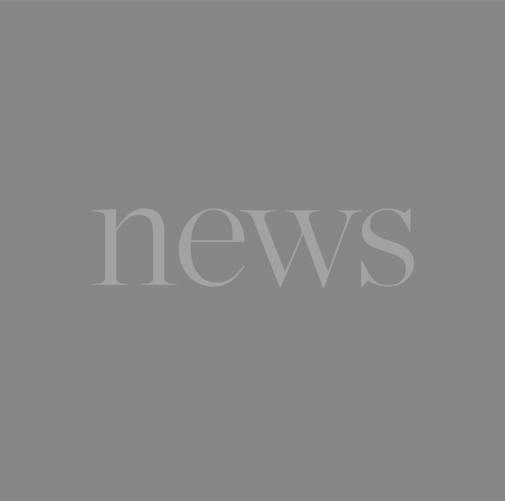 Das Wort „News“ ist in Weiß auf grauem Hintergrund geschrieben.