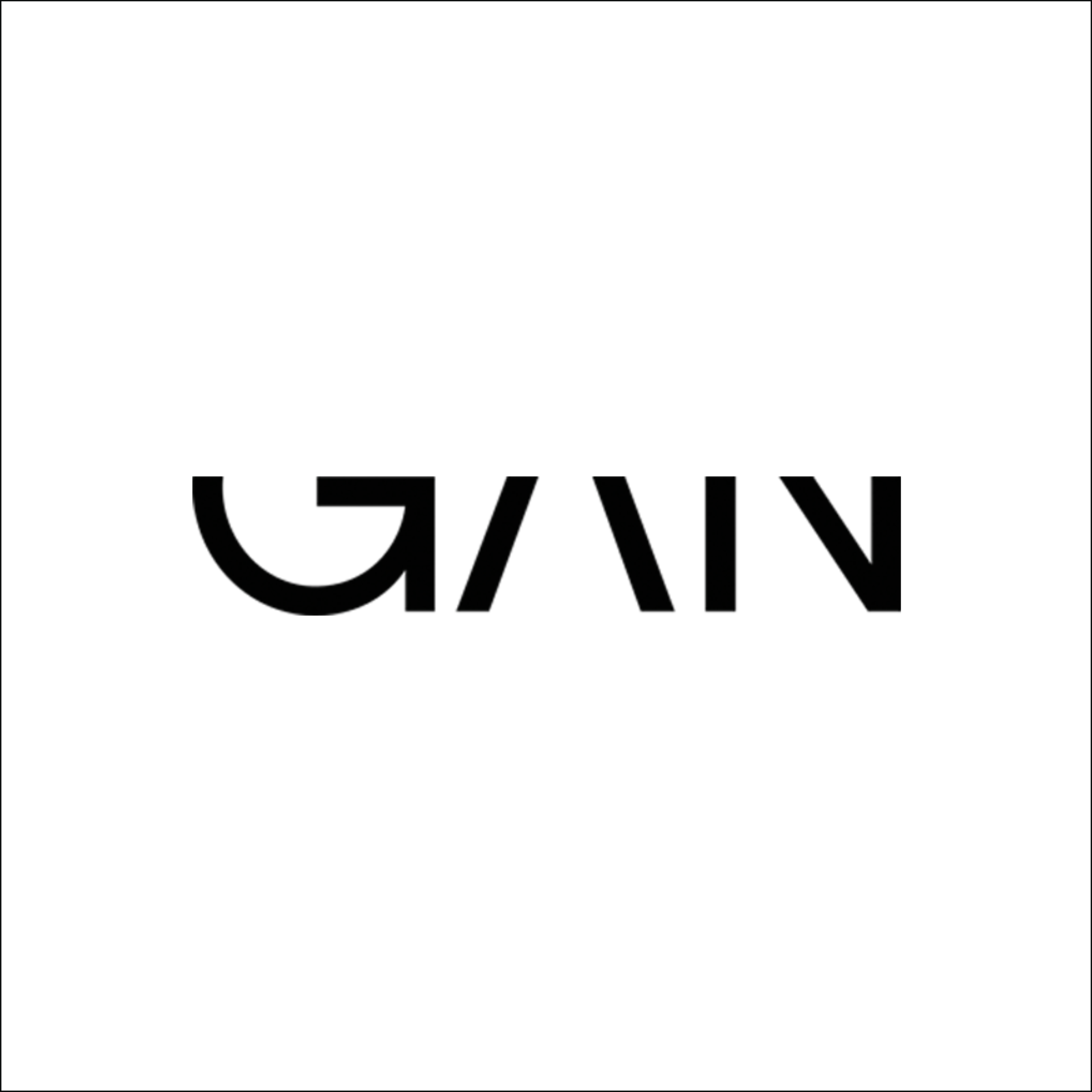 Ein schwarzweißes Logo auf weißem Hintergrund.