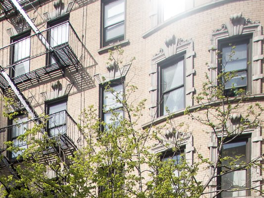 building exterior with sun