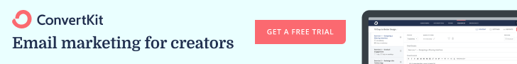 Image with link to convert kit free trial