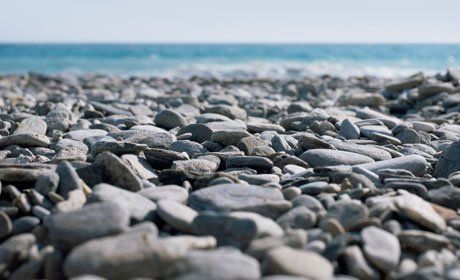 Stones on the beach