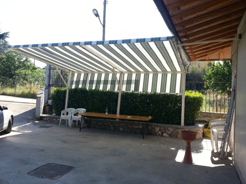 Tettoia tessuto Par&agrave;
