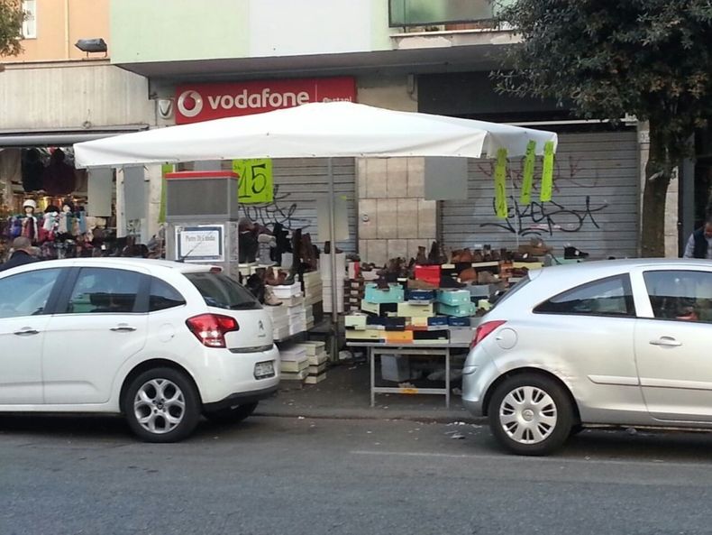 Ombrelloni da mercato per ambulanti