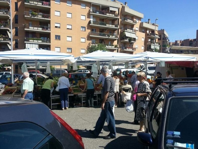 Ombrelloni da mercato