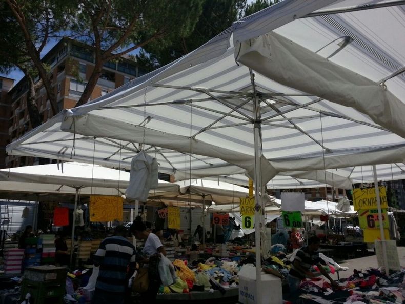Ombrelloni da mercato