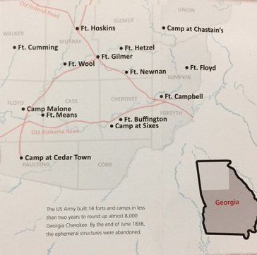 Removal Forts and Encampments