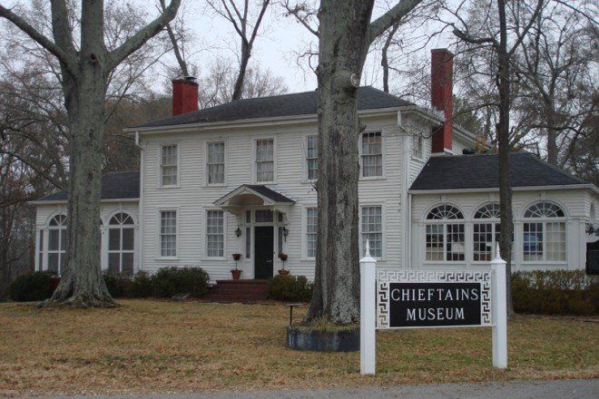 The Chieftains Museum, a white two story house