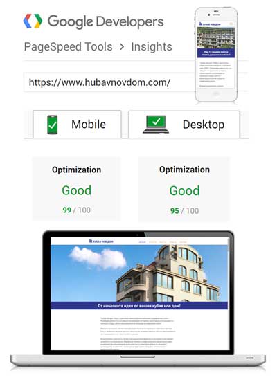 Really fast and well optimized website!