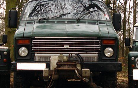 green colour vehicle