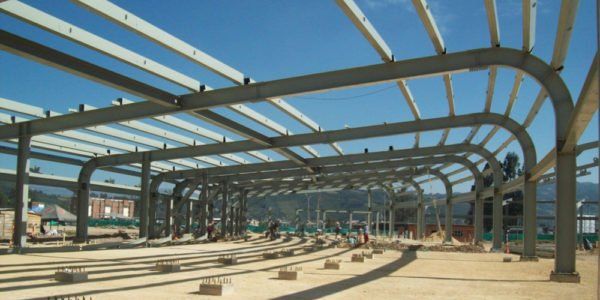 Terminar de transporte Estructuras metálicas