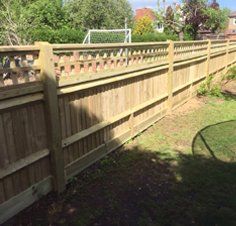 wooden fencing design