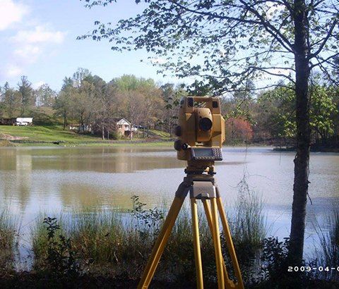 Land Survey Beside the Lake | Aiken, SC | Tripp Land Surveying, Inc. Land Survey Beside the Lake | Aiken, SC | Tripp Land Surveying, Inc.