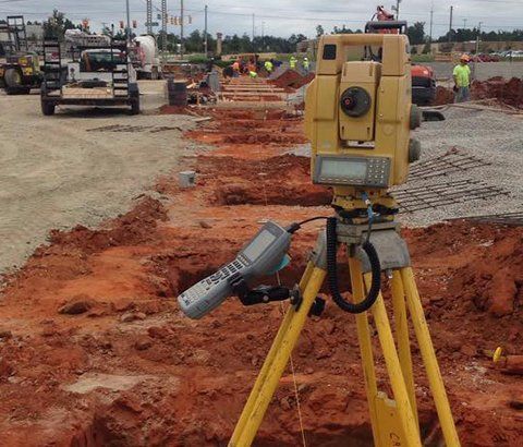 Yellow Surveying Device | Aiken, SC | Tripp Land Surveying, Inc. Yellow Surveying Device | Aiken, SC | Tripp Land Surveying, Inc.