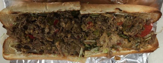 image of a steak sub
