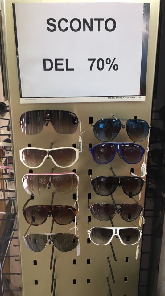 Promozioni sugli occhiali da sole