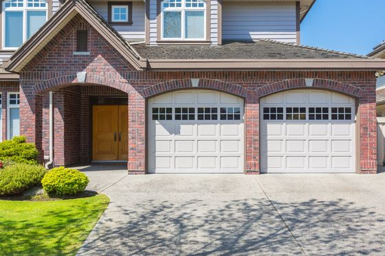 home with two car garage