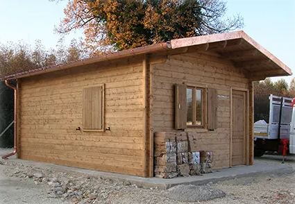 Struttura abitativa in legno