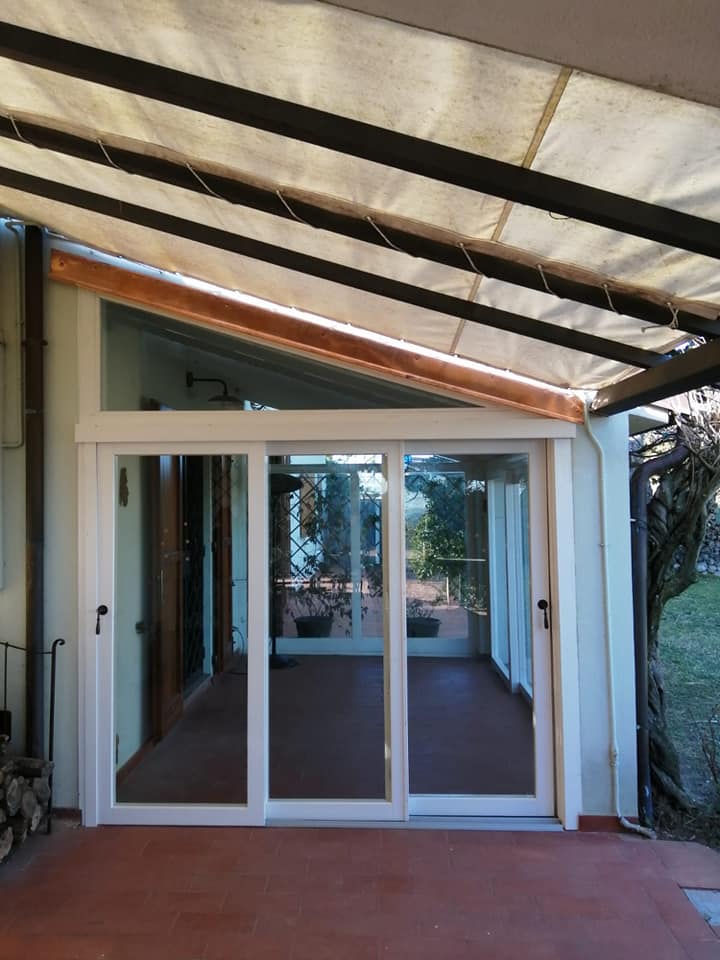 Porta vetro ampia