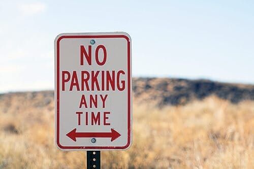 No Parking Sign - Street Sign in Colorado Springs, CO No Parking Sign - Street Sign in Colorado Springs, CO