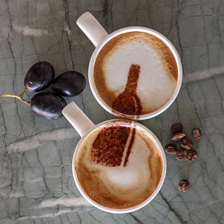 Coffee stencil with your logo