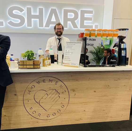 Coffee for exhibition stands