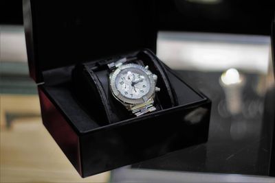 Silver Plated Watch — Watch in Box in Phoenix, AZ Silver Plated Watch — Watch in Box in Phoenix, AZ