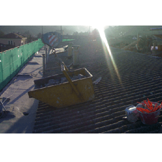 vista del cantiere