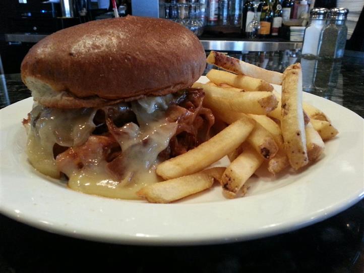 Hamburger and Fries