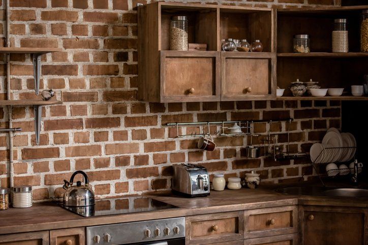 White Tile Backsplash On Kitchen — North Texas — D Granite