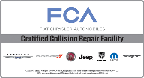 FCA Certified Collision Repair Facility