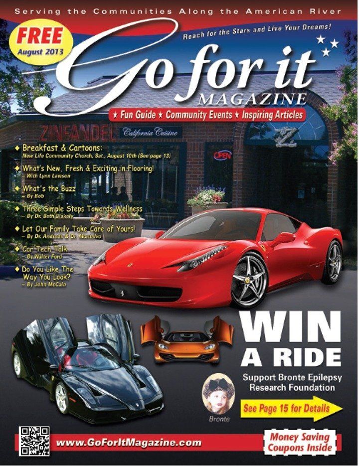 Click to view August 2013 Go for it Magazine August 2013 Cover